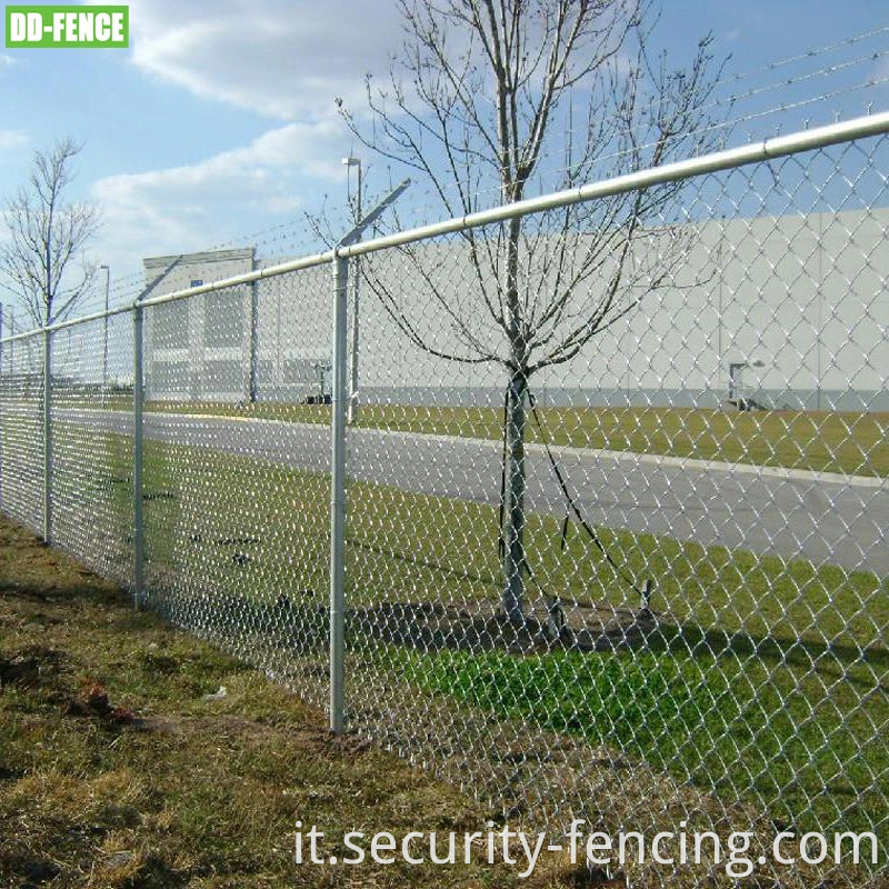 Powder Coated Galvanized Chain Link Fence 
